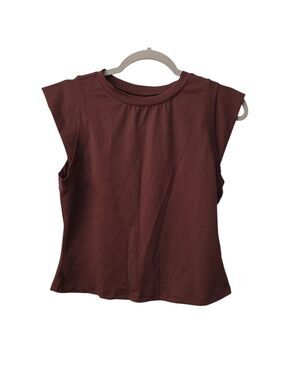 SHEIN Brown Sleeveless Muscle Tee Large